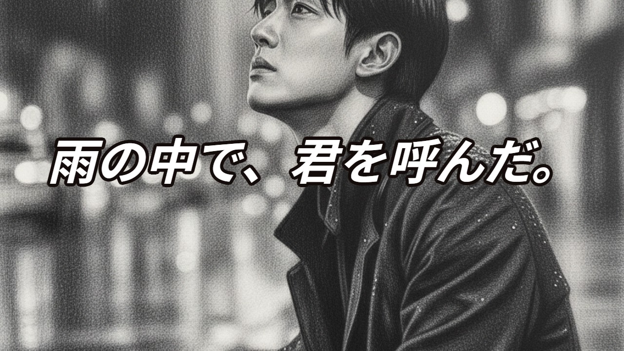 雨の中で君を呼んだ｜切ない男性バラード