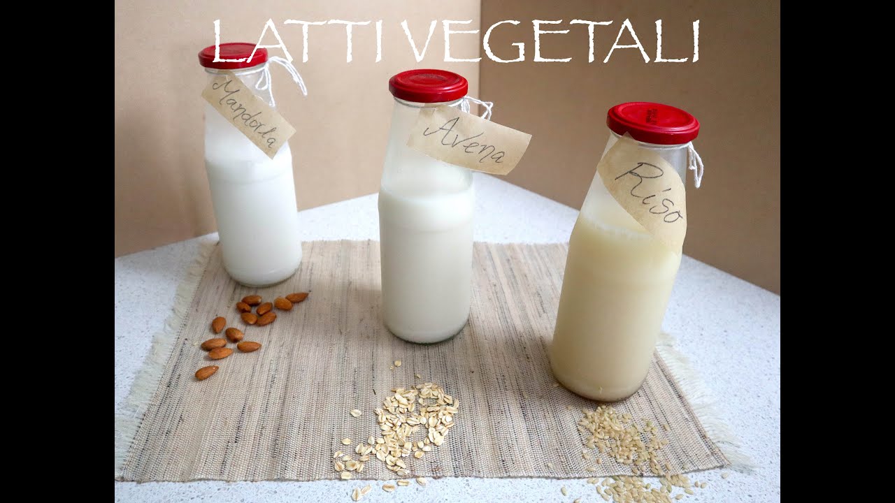 Come fare a casa i Latti Vegetali - Risparmiare con un prodotto più sano #bevandevegetali