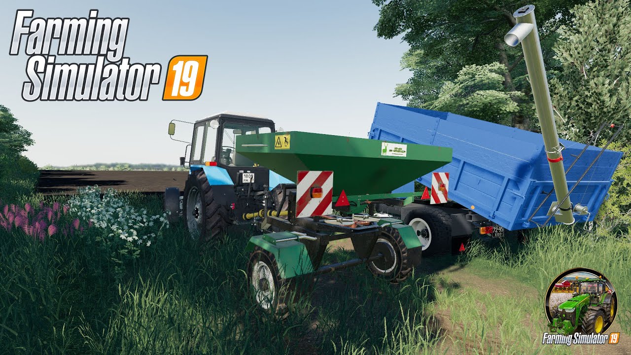 Розкидаємо міндобриво | КОШМАК | (Farming Simulator 19)