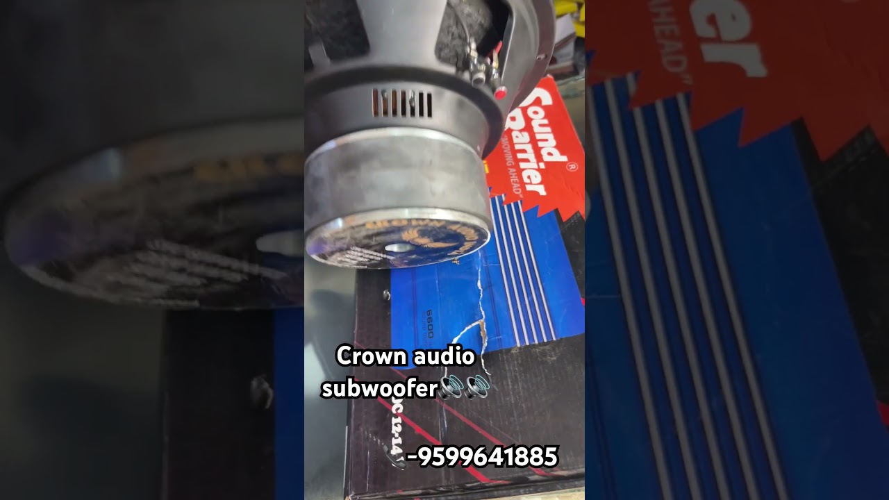 Crown audio woofer 550rms&hellip; #caraccessories #carmodifications #modified