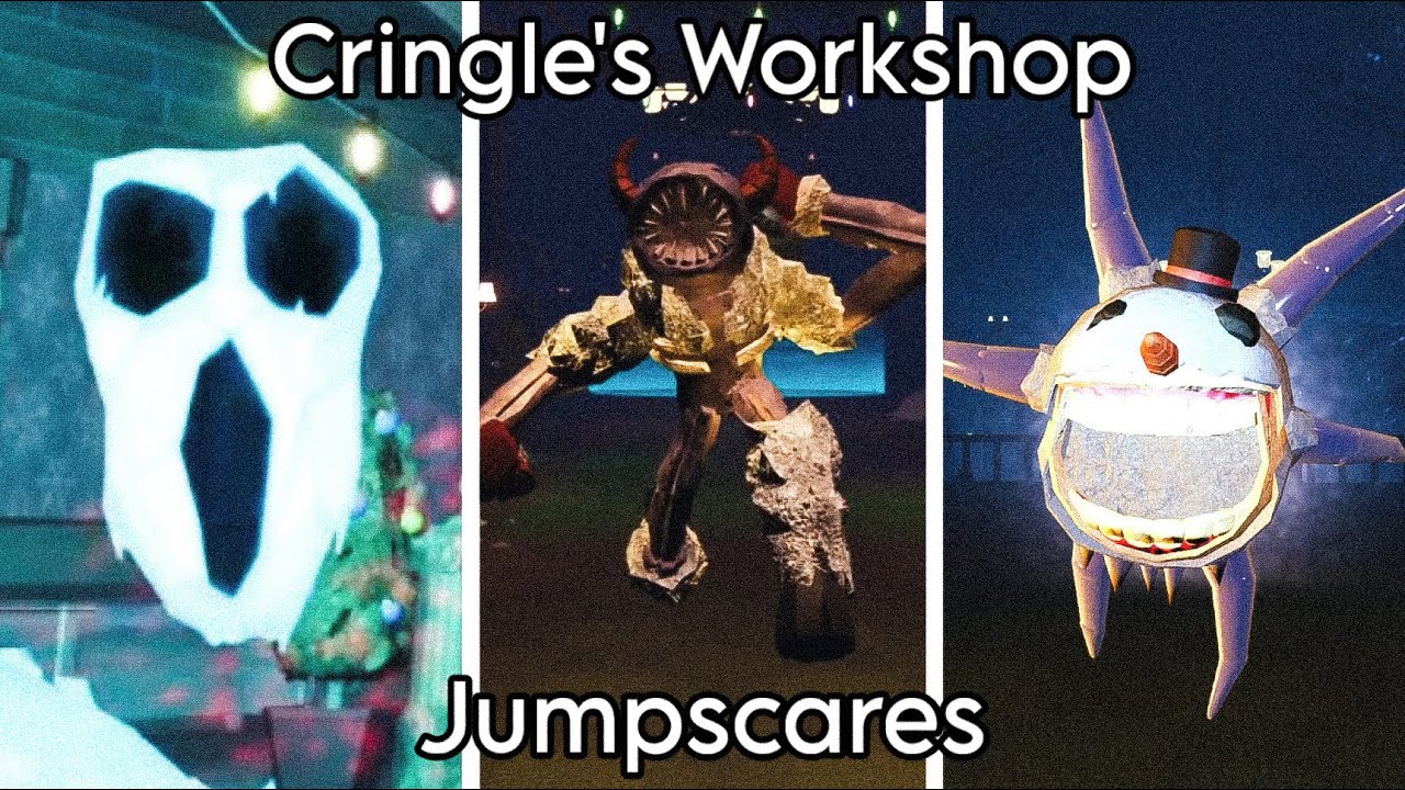Cringle&rsquo;s Workshop All Jumpscare | Doors Christmas Update