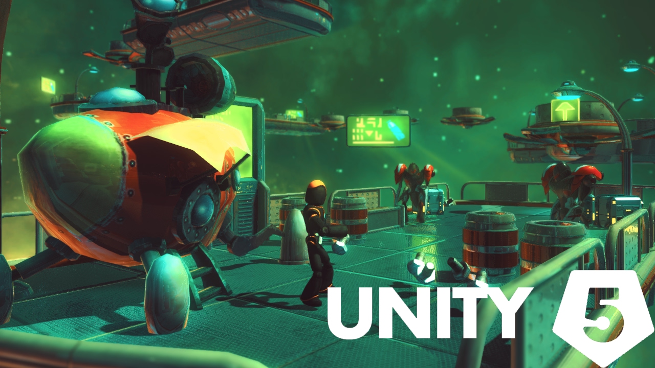 Unity 5 Speed level design - Ratchet and Clank inspired