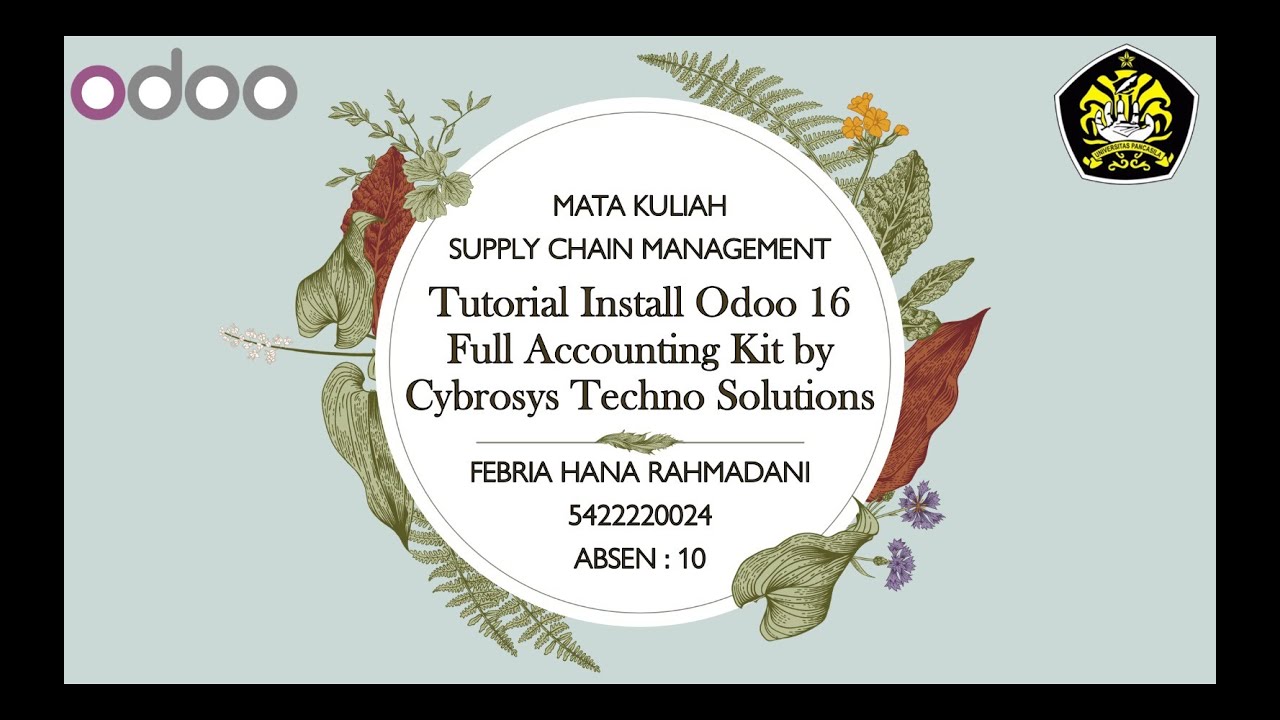 Tutorial Install Odoo 16 Full Accounting Kit by Cybrosys Techno Solutions   Made with Clipchamp