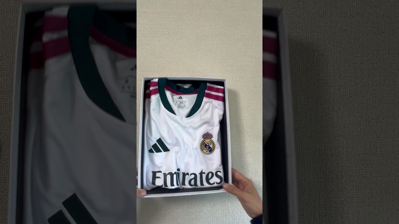 Real Madrid 2026/27 Home Kit!Pink stripes + dark green collar-Love this bold new look or too much?