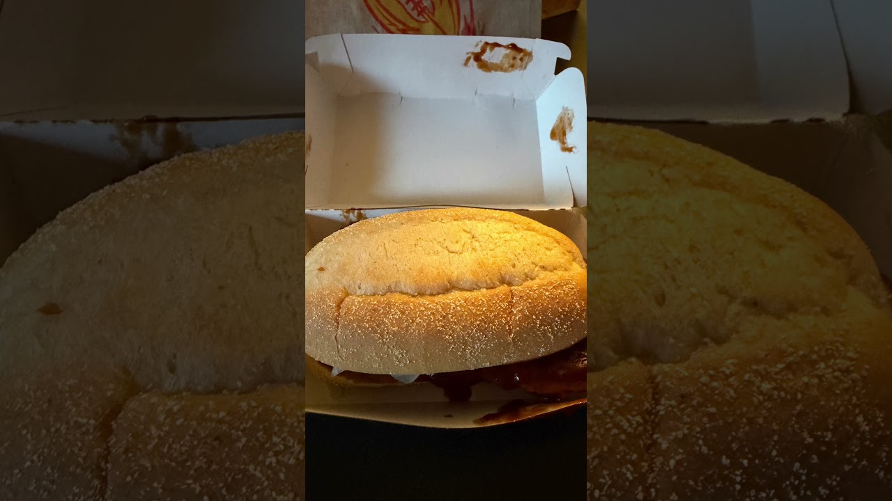 McRib is back!!! Make it extra sloppy!!! 