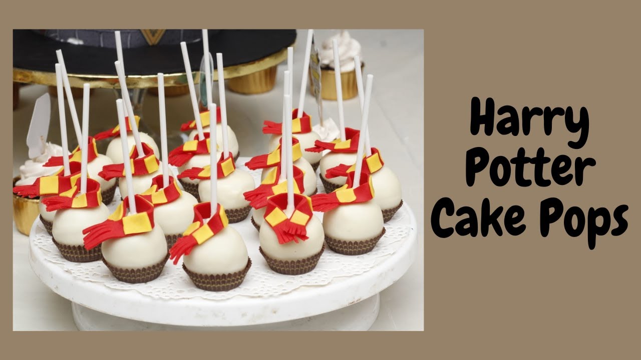 How To Make Harry Potter Cake Pops| #cakepops #harrypotter #popsicle