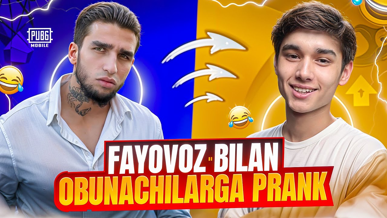FAYOZOV BLAN PRANK 😆 PRANKDA URUSH BOB KETDIMI?