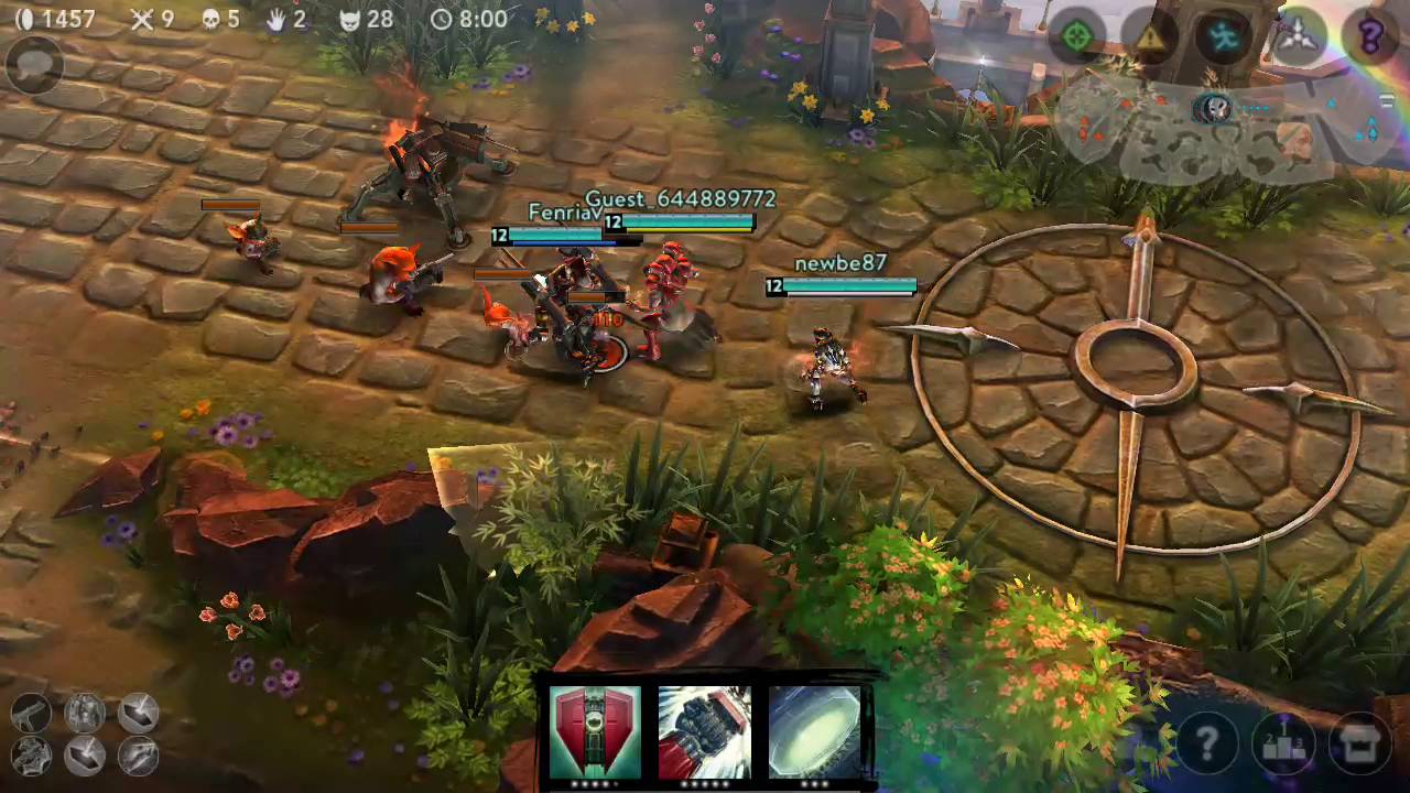 vainglory gameplay vox phinn blackfeather vs ardan joule alpha