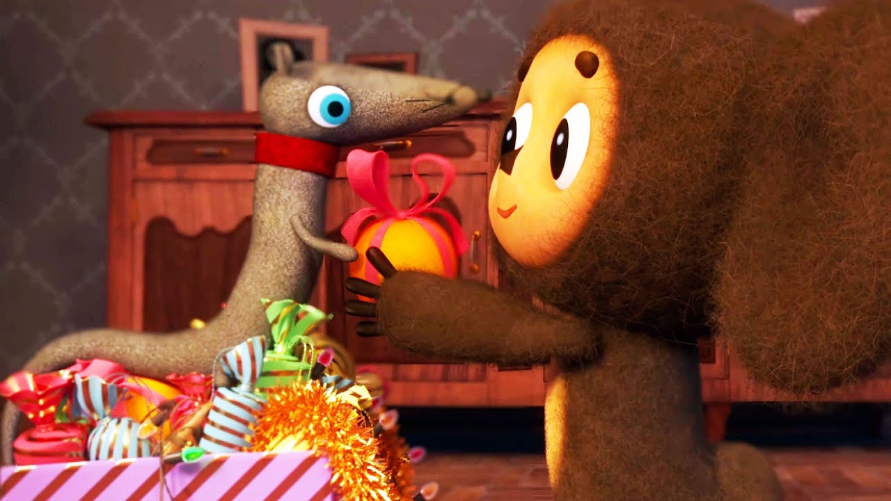 Чебурашка 🎄 Секрет праздника ❄️ Новогодние Мультики✨Toons Academy &ndash; Развивающие мультики для малышей