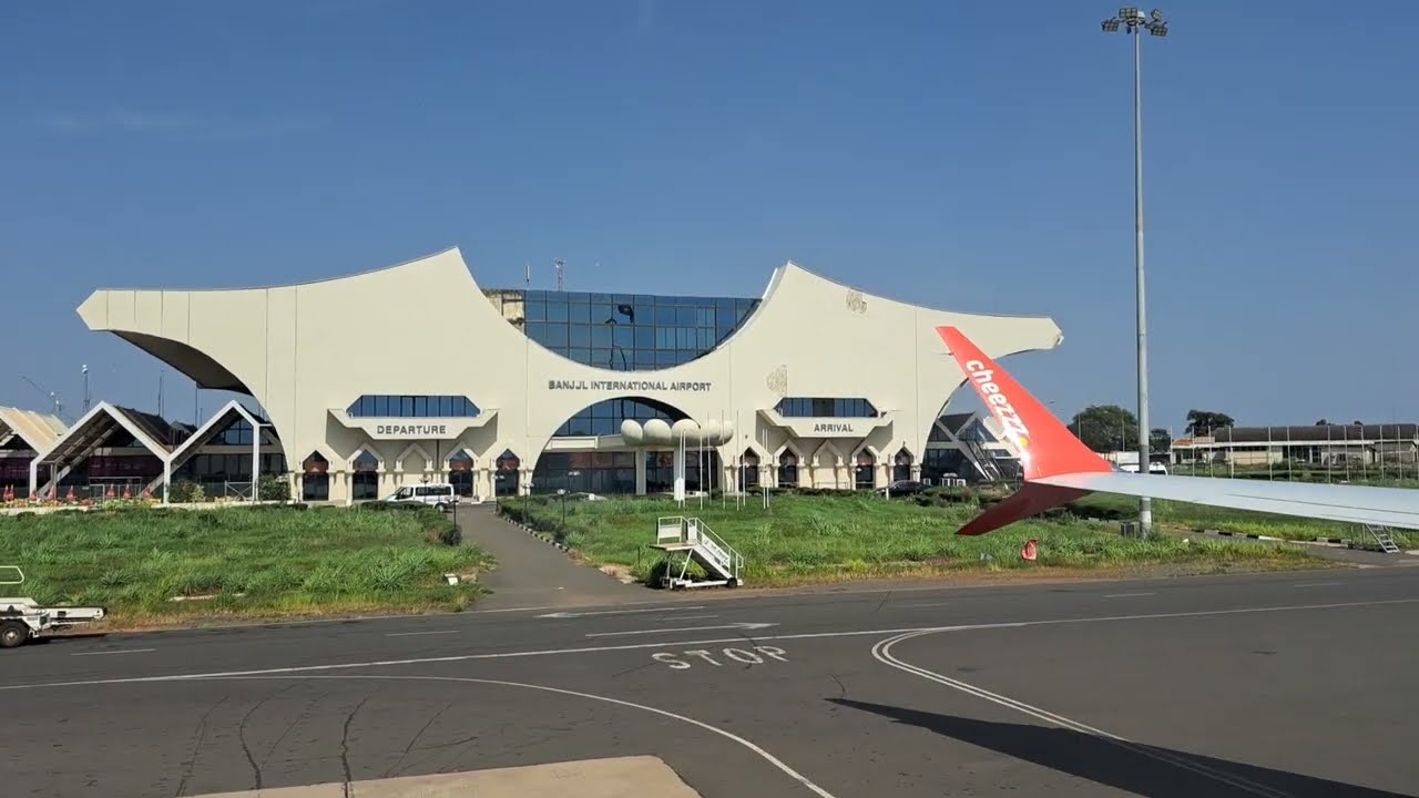 Takeoff from (BJL) Banjul International Airport, the Gambian