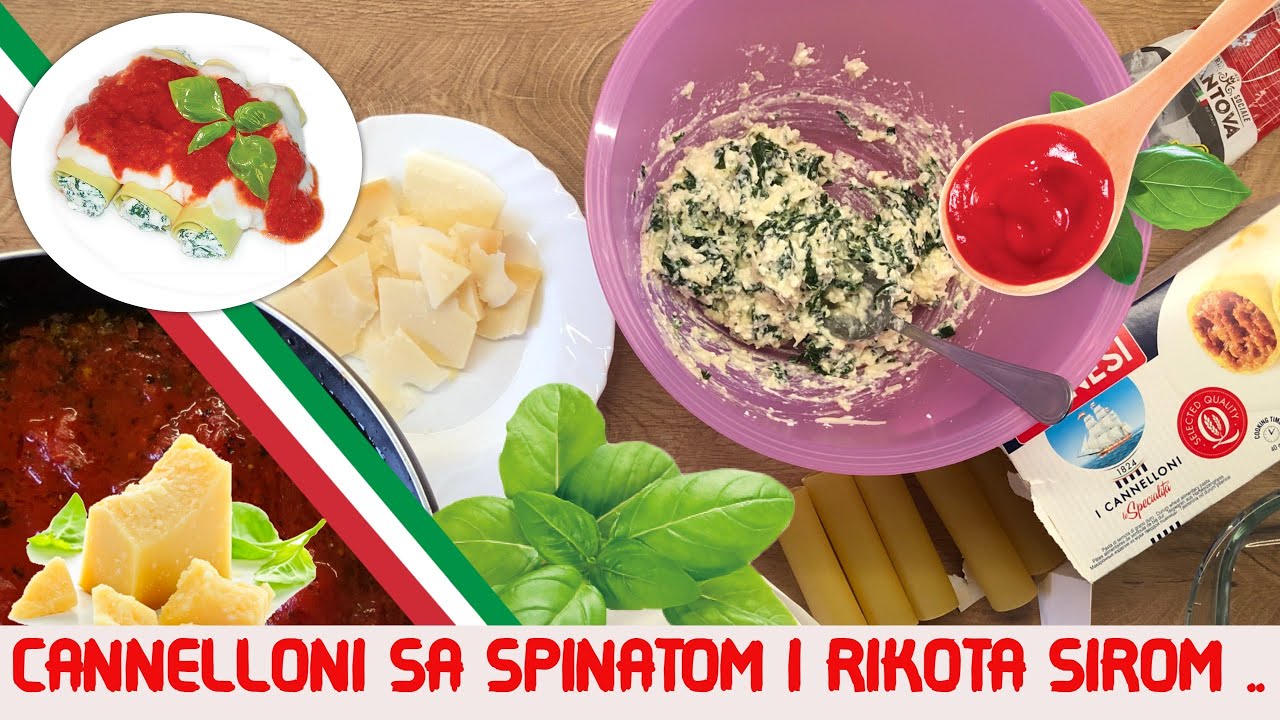 Ideja za brzi rucak - Cannelloni sa spinatom i rikota sirom - ostavit ce vas bez daha