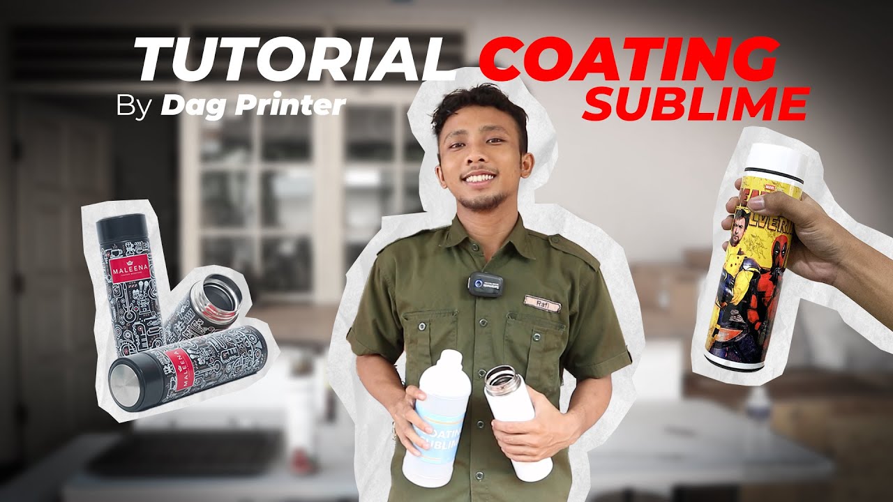 TUTORIAL COATING SUBLIME BY DAG PRINTER !!!