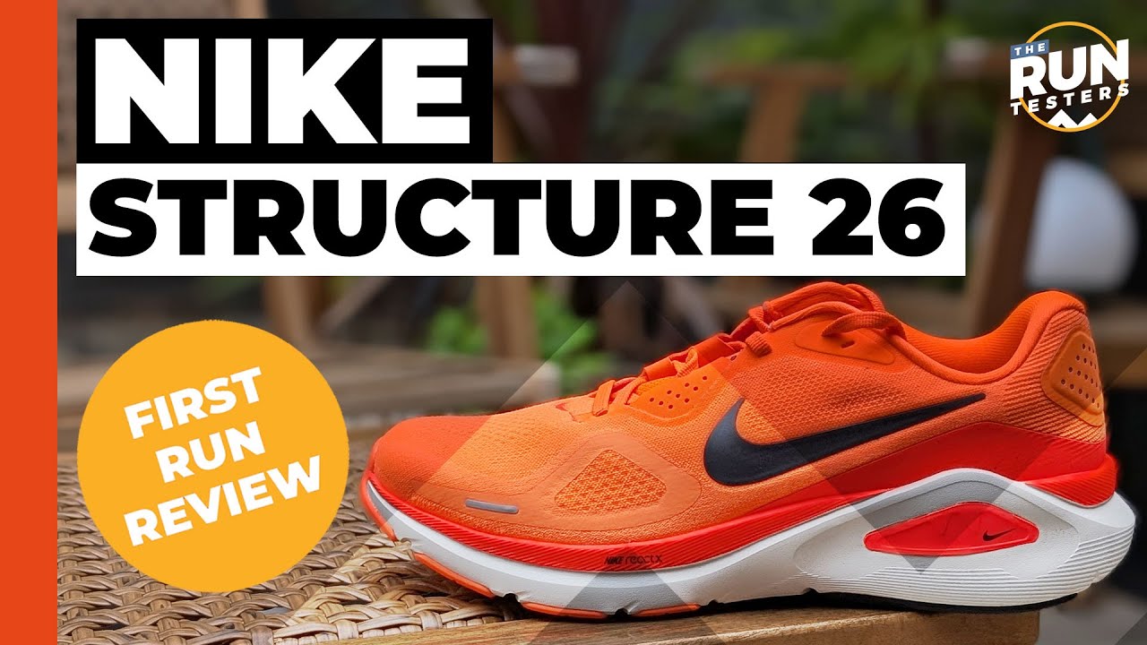 Обзор Nike Structure 26 First Run | Комфортная рабочая лошадка для преодоления дистанций