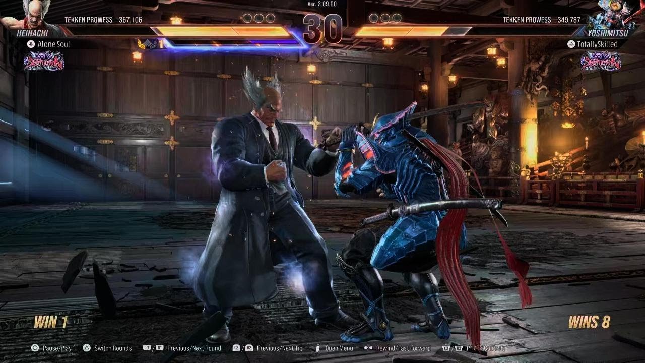 Tekken 8 rankmatch 11-02-2026 Alone Soul vs TotallySkilled (Heihachi vs Yoshimitsu)