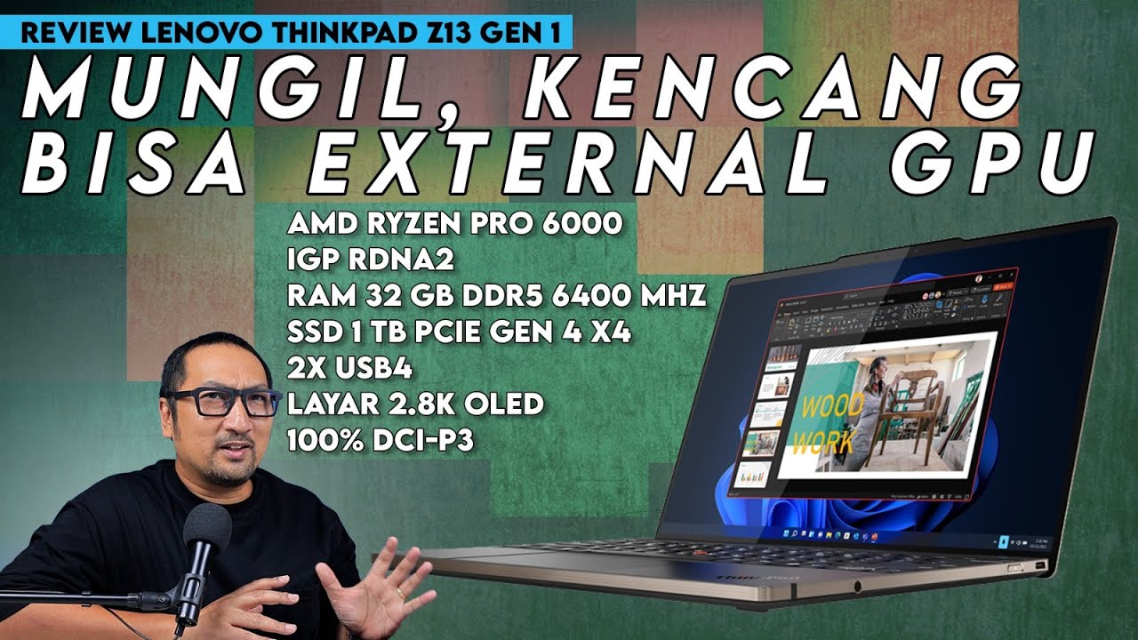 Laptop Bisnis Mungil, Elegan, & Kencang dgn AMD Ryzen PRO 6000: REVIEW Lenovo ThinkPad Z13 Gen 1