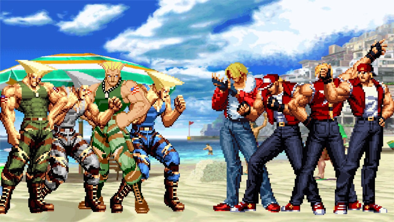 [KOF Mugen] Команда Гайла против команды Терри Богарда