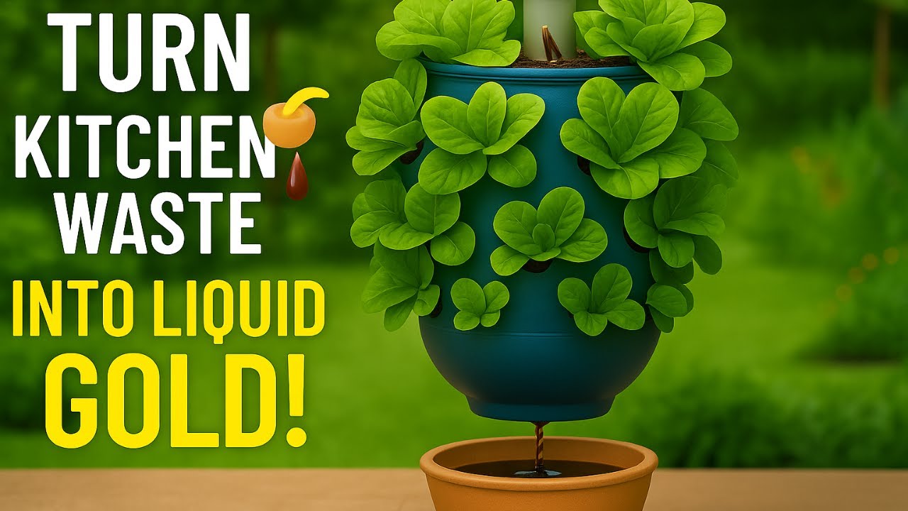 Turn Kitchen Waste into Liquid Gold – My DIY Compost Tea Tower!