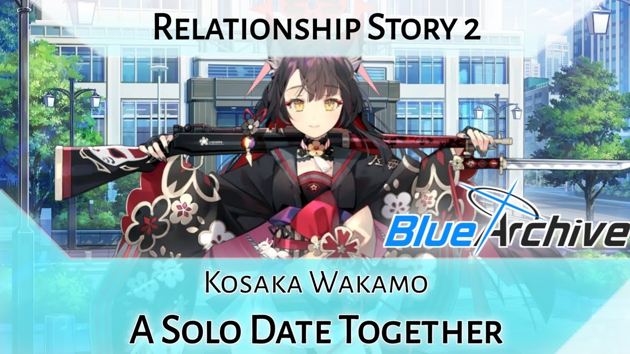 Wakamo Relationship Story 2 - A Solo Date Together (Blue Archive)