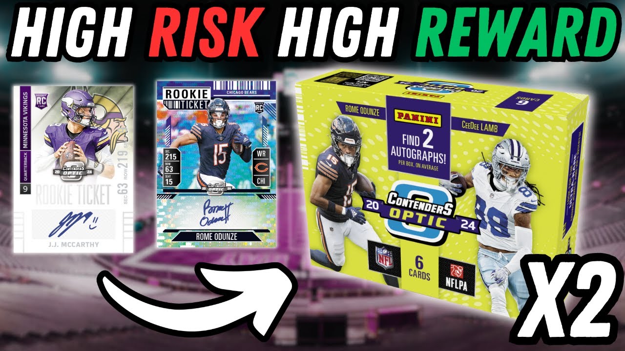 $600 FOR 12 CARDS?!? 2024 Panini Contenders Optic Football Hobby Review!