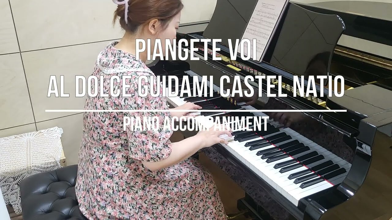 Piangete voi?... Al dolce guidami castel natio (Anna Bolena, Donizetti) | Piano Accompaniment