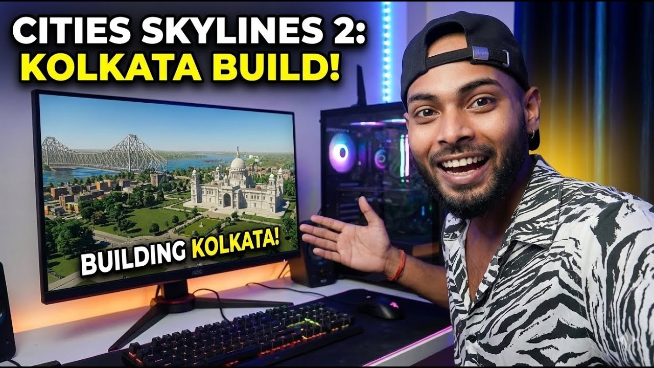 KOLKATA streets in CITIES SKYLINE 2. Join me for mot tricks to make billions from day 1.