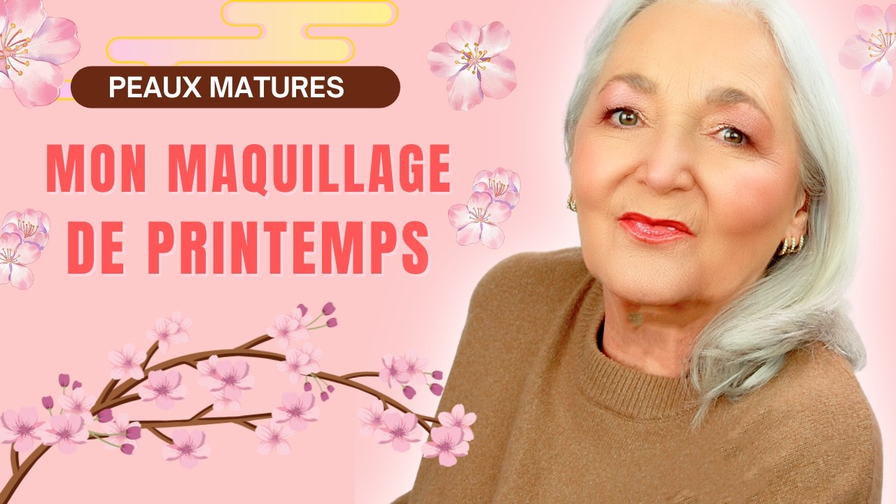 Mon maquillage de printemps léger et frais