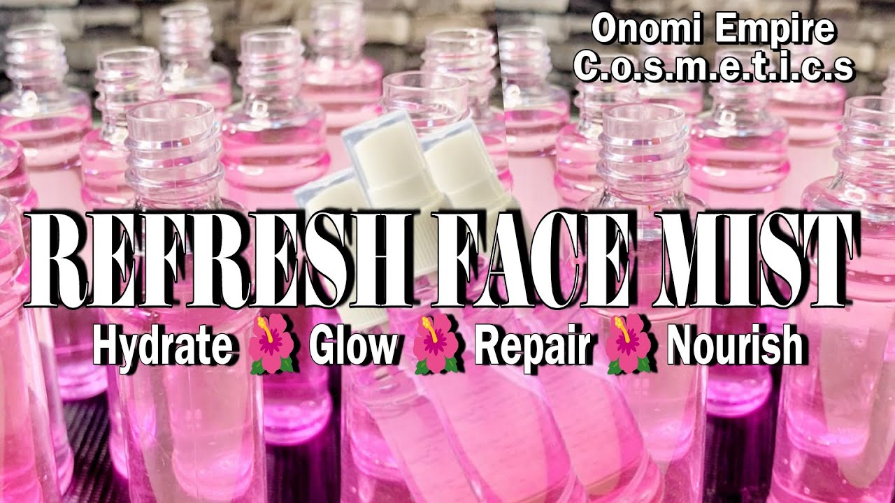 HOW TO MAKE A NATURAL FACIAL MIST FOR SMALL BUSINESS🌺 | GLOW & REPAIR THERAPY #facemist #facetoner