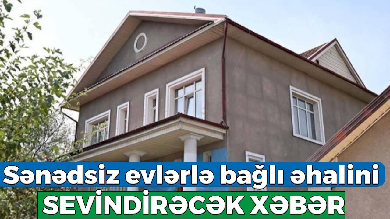 Bu sənədləri olanlar evinə çıxarış ala biləcək - Əhalini SEVİNDİRƏCƏK XƏBƏR