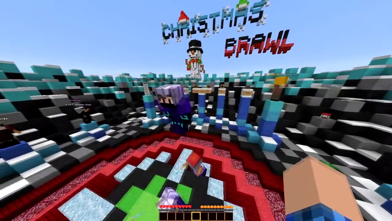 MINECRAFT: Christmas Brawl w/ Daily__gamer!!