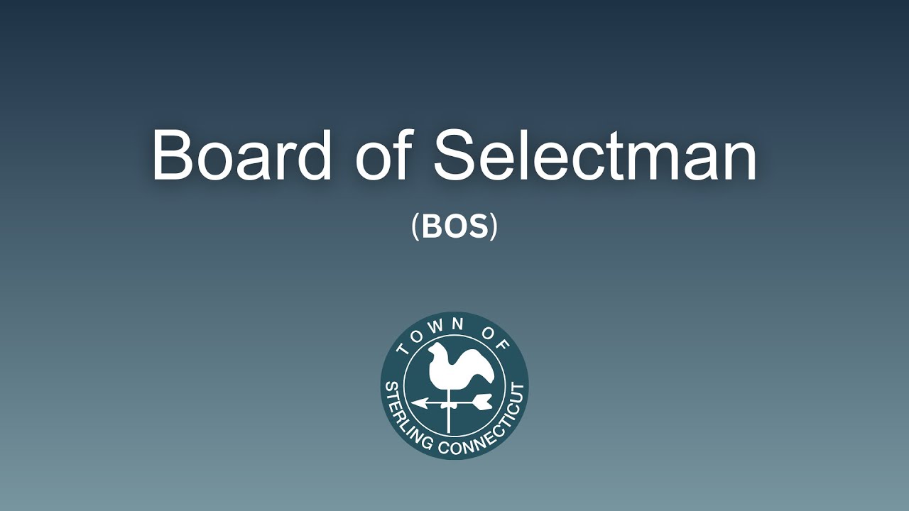 Sterling BOS-Regular Meeting (Morning) - 01/21/2026