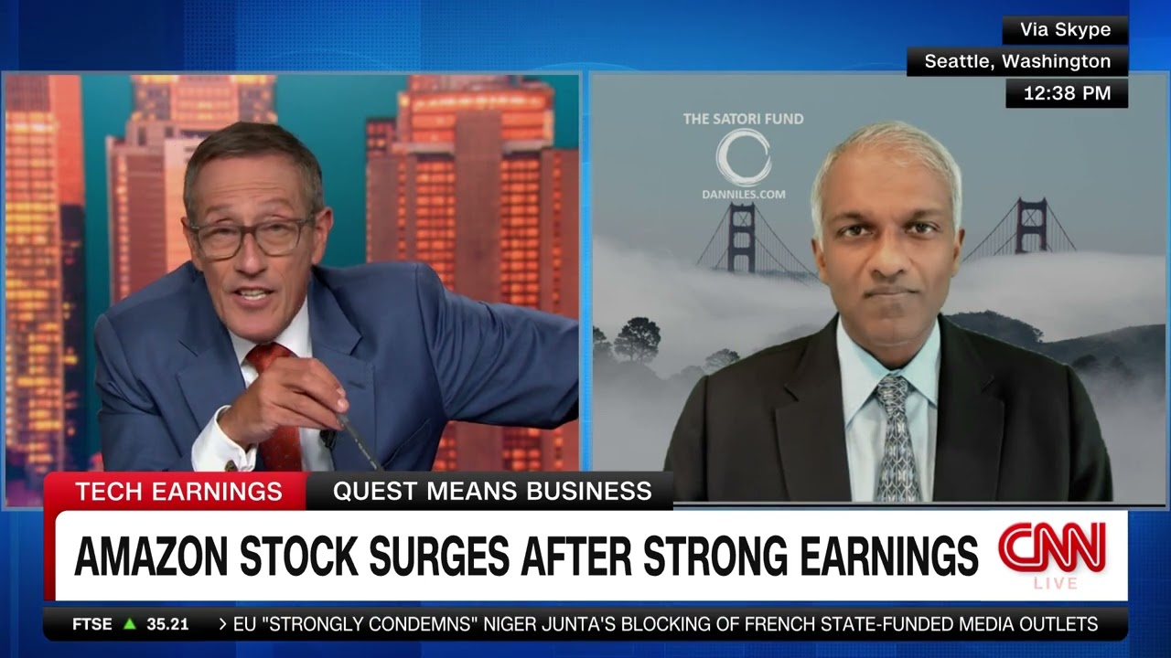 Niles: Amazon stock price recovering after post-pandemic slump
