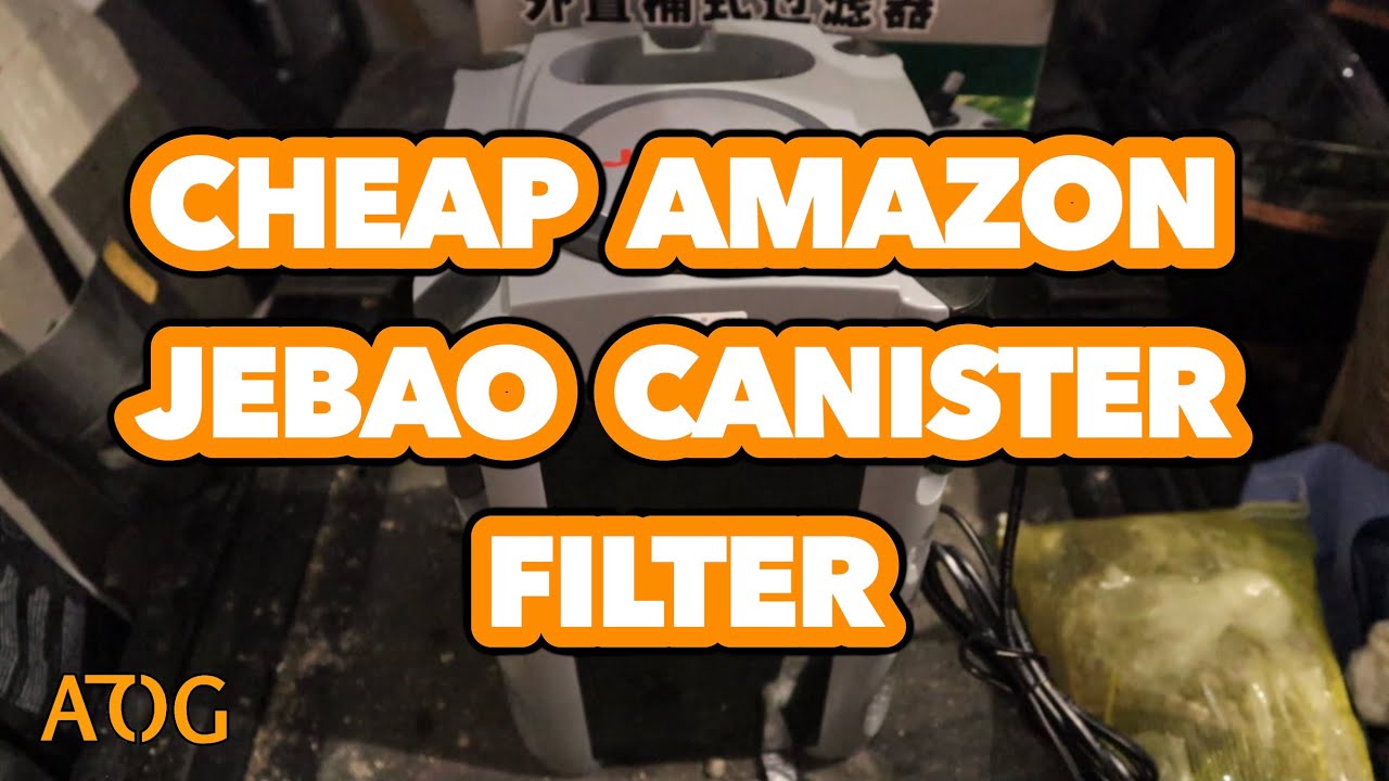 Cheap Amazon Jebao Canister Filter  Unboxing And Setup