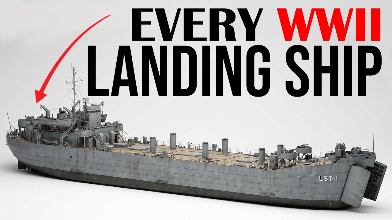 Every WWII Landing Ship Class Ever Built