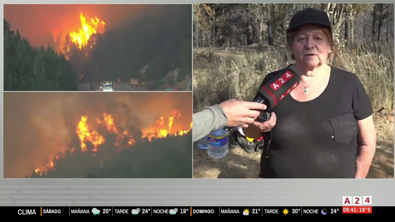🔴 ALERTA POR LOS INCENDIOS EN EPUYÉN