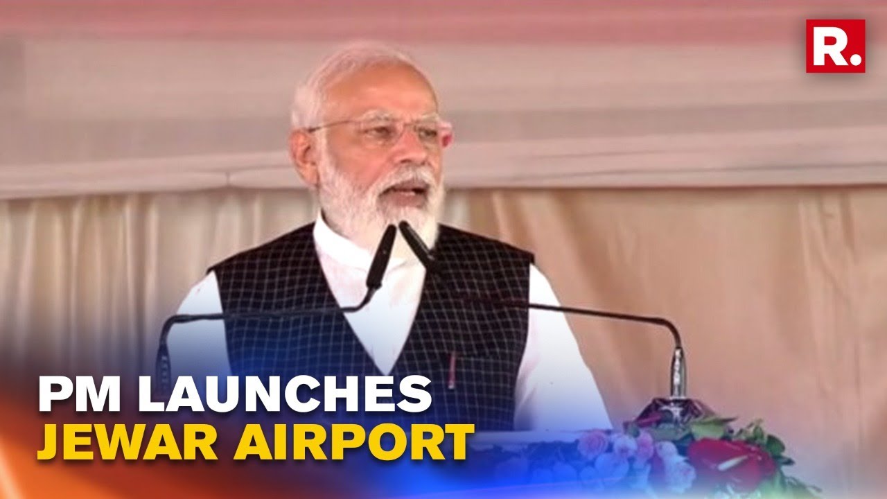 PM Modi's Full Speech Today At Jewar Airport Inauguration: 'Tourism In U.P Will Greatly Benefit'