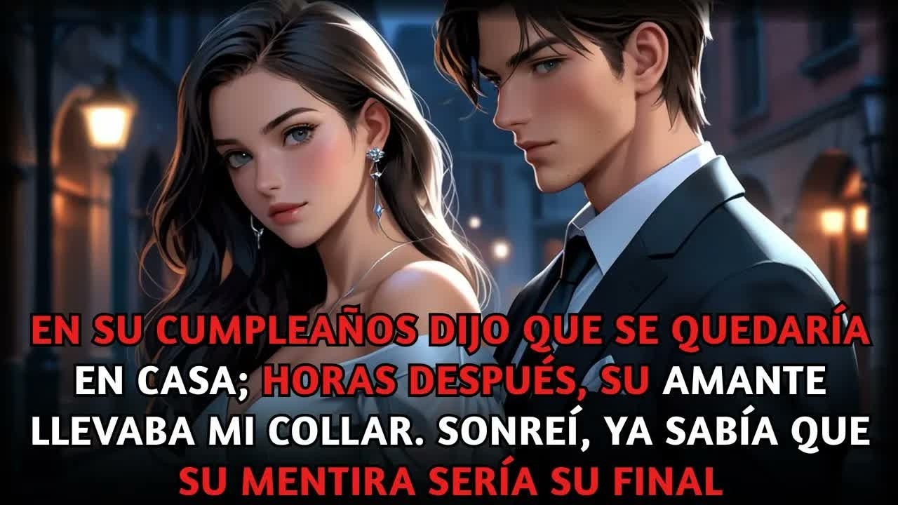 En su cumpleaños dijo que se quedaría en casa; horas después, ella llevaba mi collar. Ingenuo él.