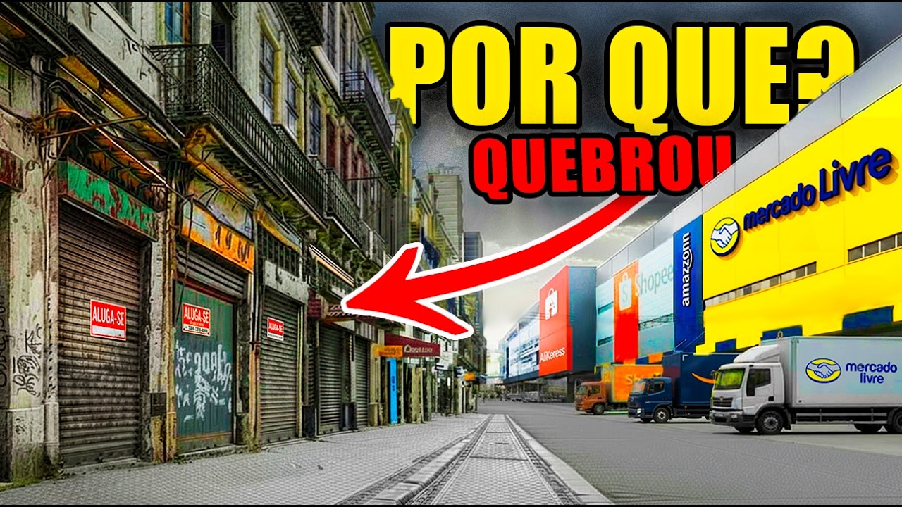 Por que o Comércio de Rua Está Morrendo no Brasil?