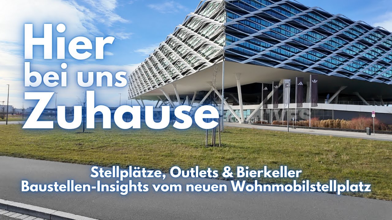 Ein neuer 🚐 Wohnmobilstellplatz 🚧🔨entsteht! Outlets, Bierkeller & Stellplätze bei uns ums Eck🏡