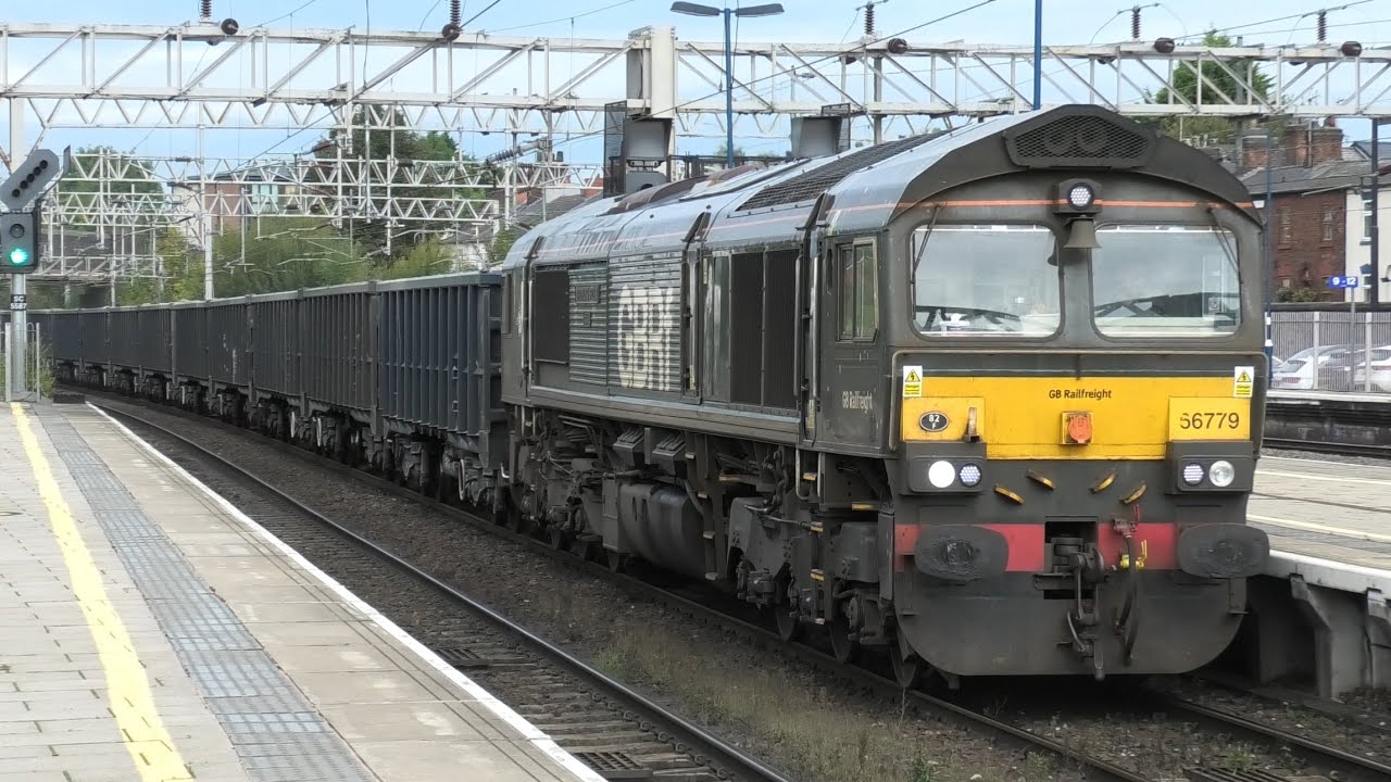 Fantastic Morning At Stafford Station 24th September 24 Freight Trains and Blue Peter Steam to Toton