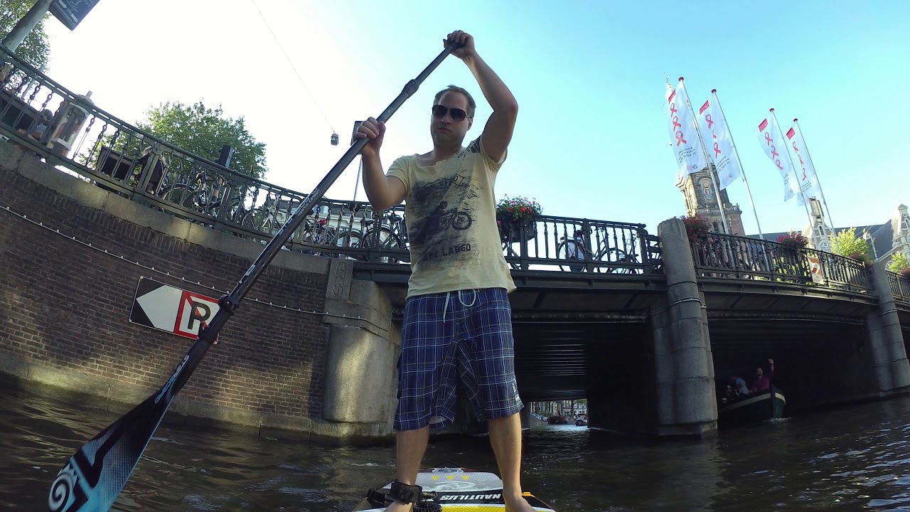 Amsterdam SUP 4k Stand up paddling