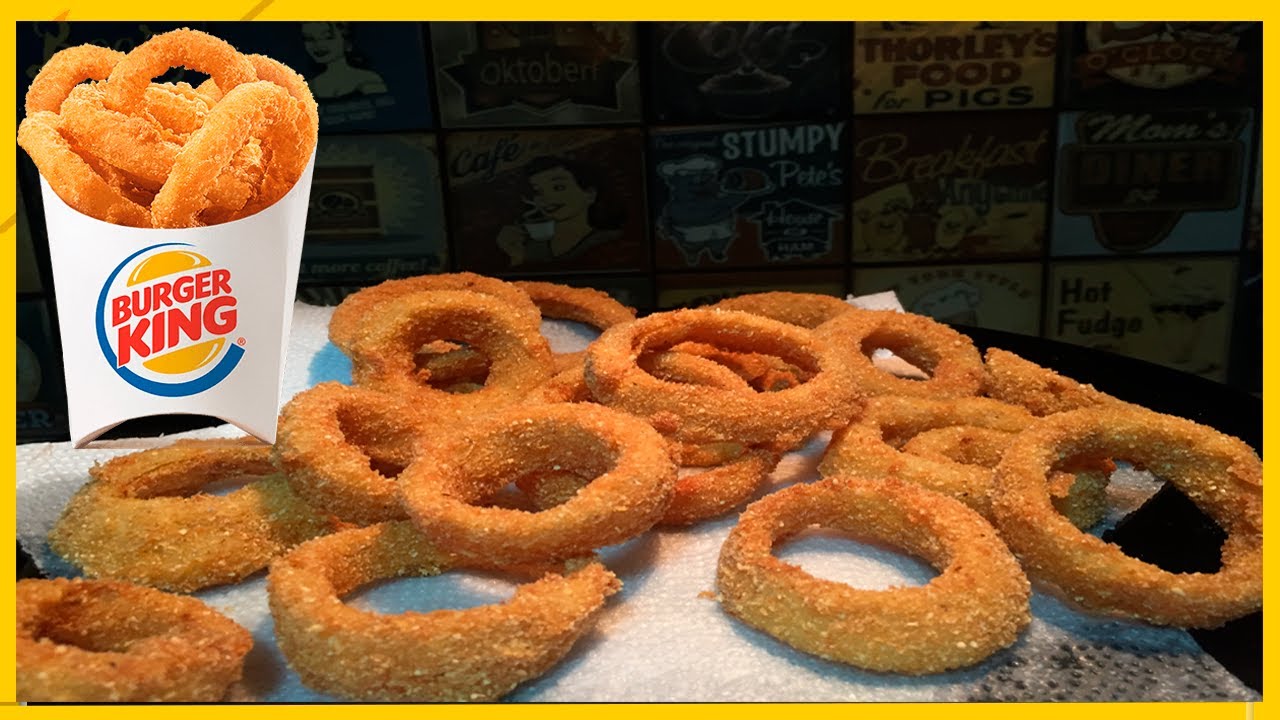 CEBOLA EMPANADA SIMPLES DO BURGUER KING | Cozinha Of Fire | Onion Rings
