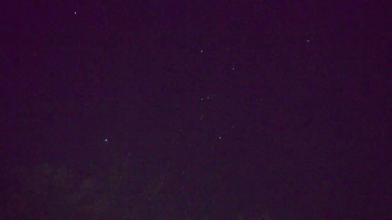 Orion and Pleiades - 6K @ 60fps DSC 0078