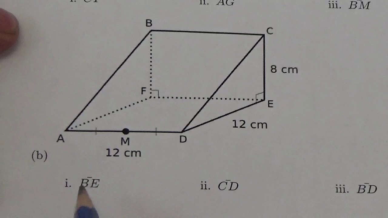 IB The Angle Between a Line and a Plane   Lesson