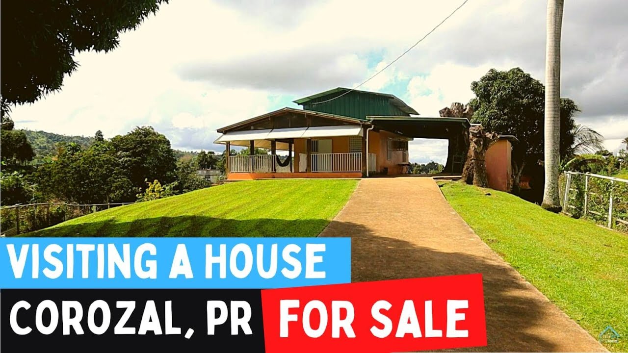 Visité casa de campo a la venta en Corozal PR con terreno