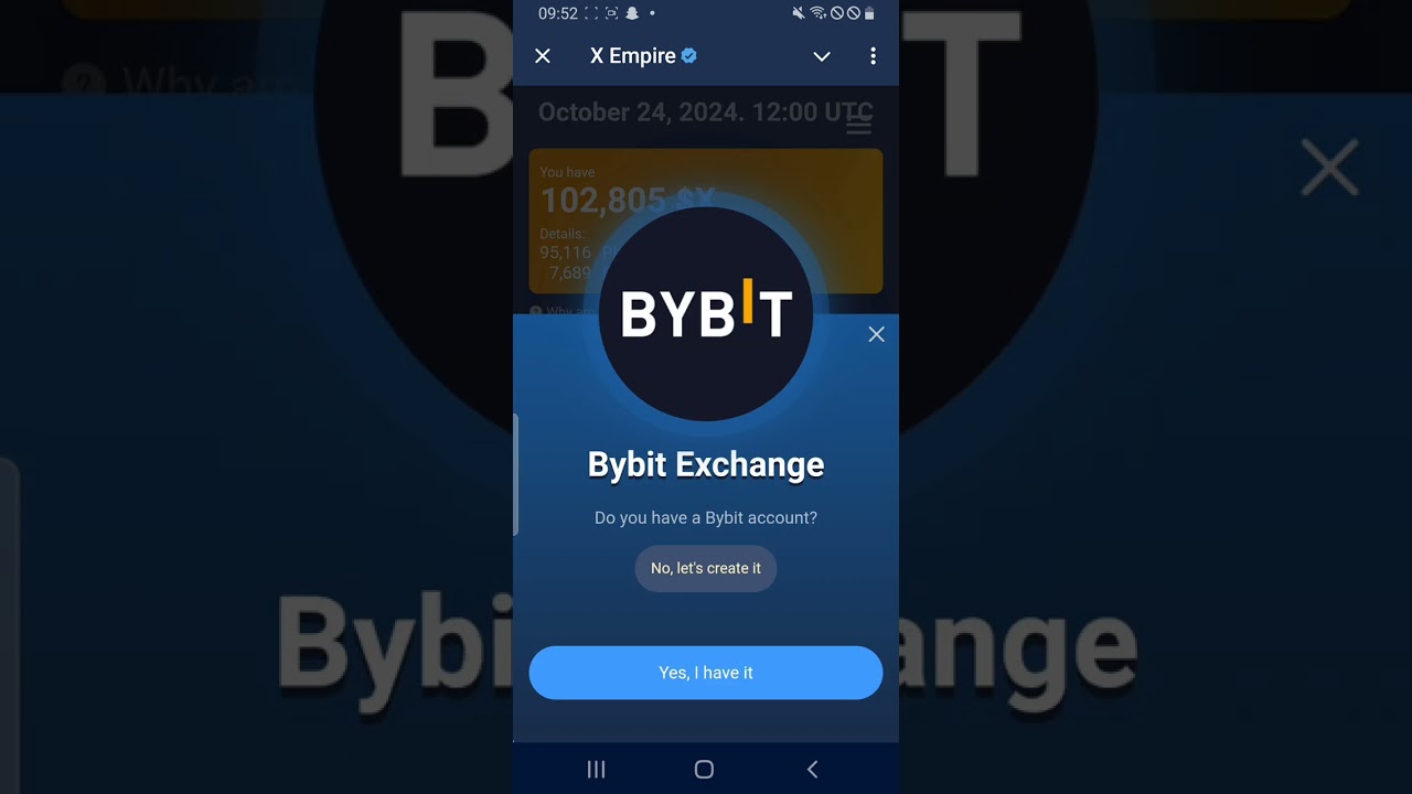X empire withdrawal method  on ByBit Exchange