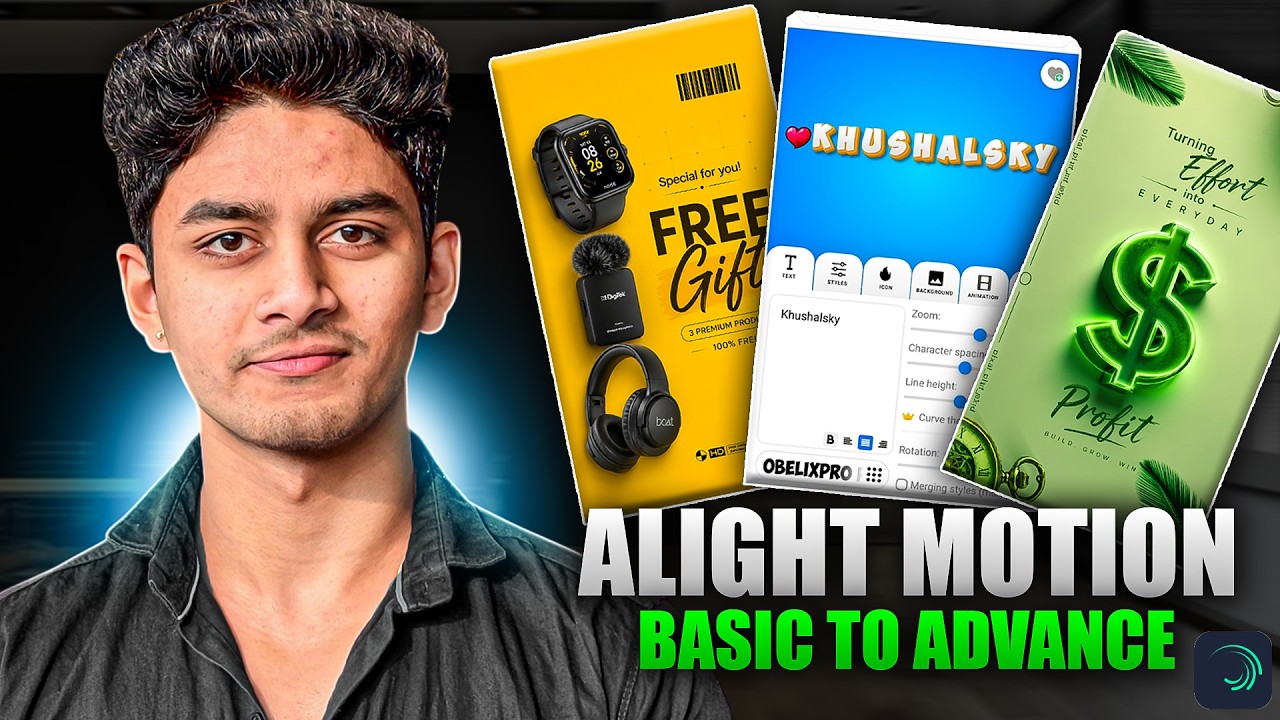 Alight Motion COMPLETE COURSE: Zero to Hero (Hindi)