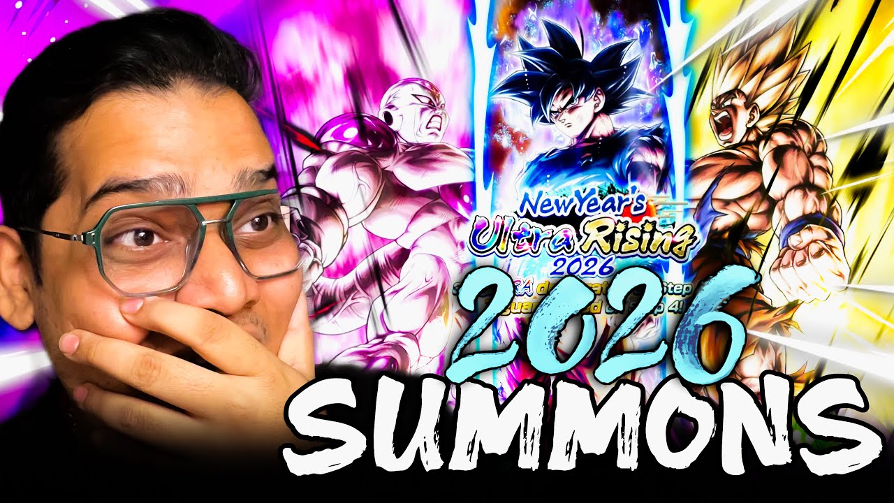 LUCKIEST SUMMON OF 2026!! | ULTRA RISING 2026 SUMMONS | (Dragon Ball Legends)