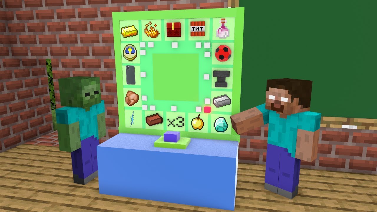 Spin And Win - Funny Minecraft Animation