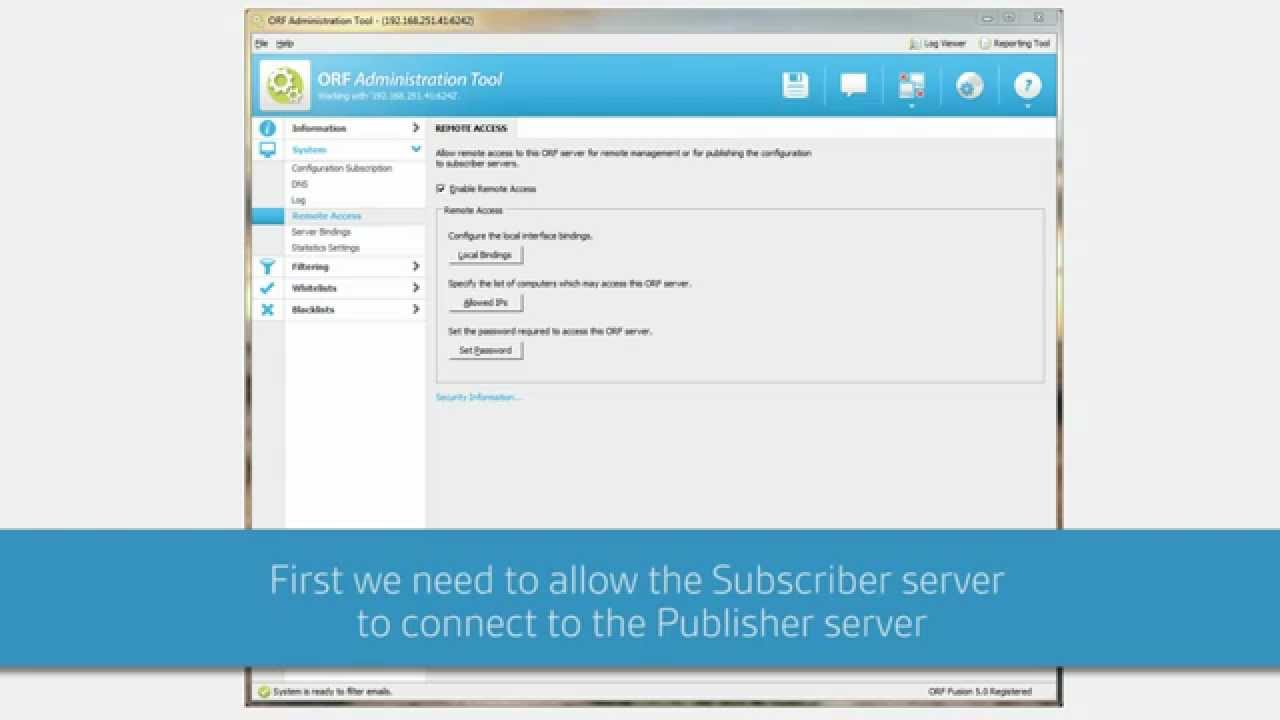 ORF 5 New Features: Configuration Subscription