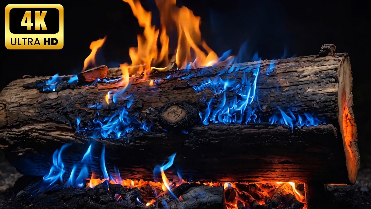🔥 11 Hours Cozy Fireplace Serenity | Warm Fire Sounds to Relax